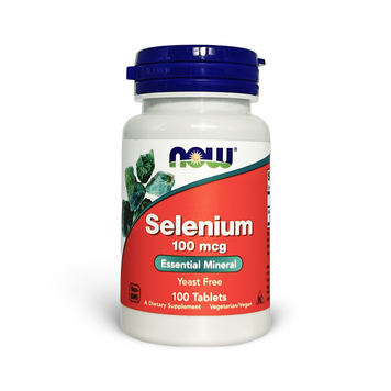 Дієтична добавка Селен NOW Selenium 100 мкг таблетки №100 6a70feaee3d75 фото