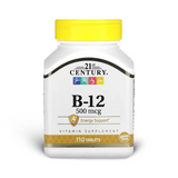 Дієтична добавка Вітамін B-12 21st Century Vitamin B-12 500 мкг, 110 таблеток 6a8da634a5ab9 фото